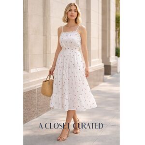 Meadows Boston Organic Cotton Floral Maxi Dress 0